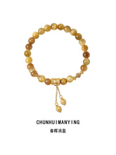 Chunhui Manying | Golden Tiger’s Eye Bracelet – Wealth & Confidence